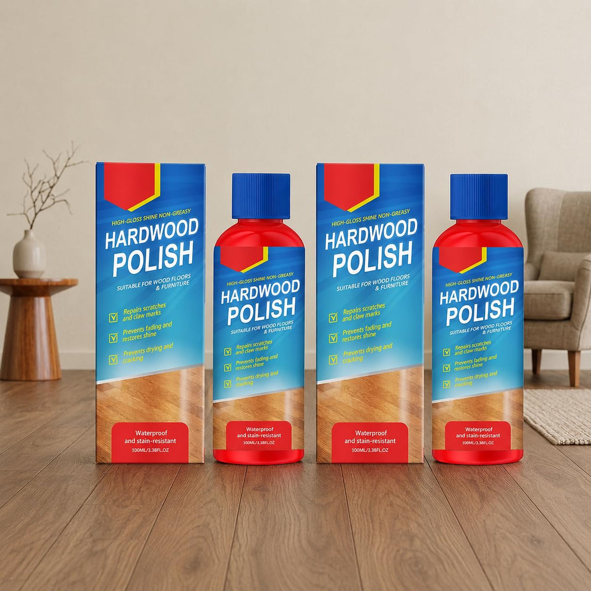 High-Gloss Wood Floor Polish J57810
