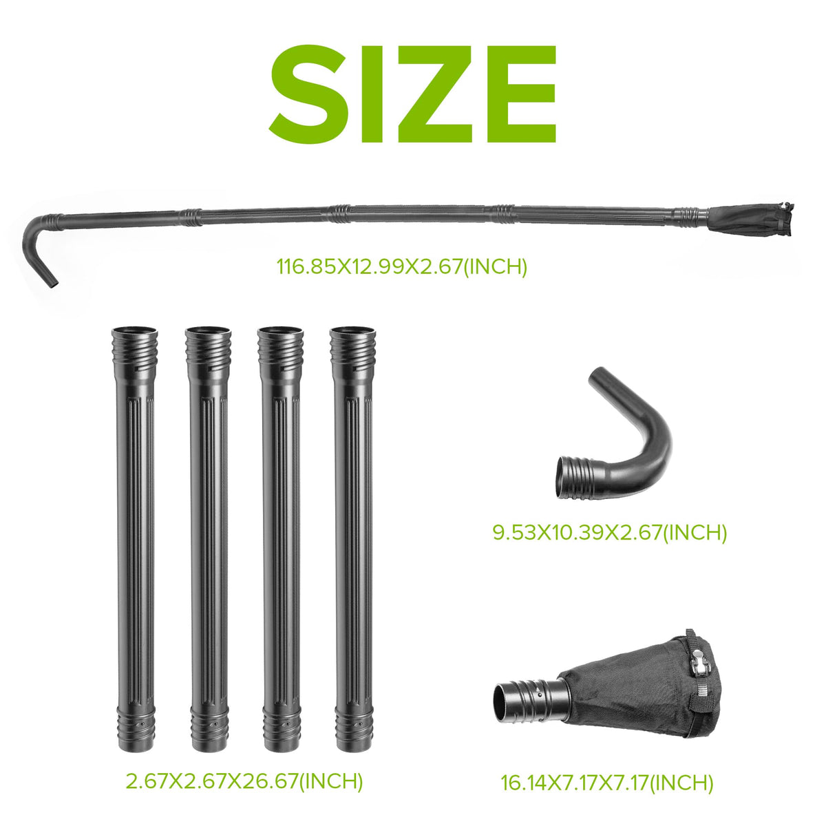 Gutter Cleaning Kit with 11 ft Reach Z2194