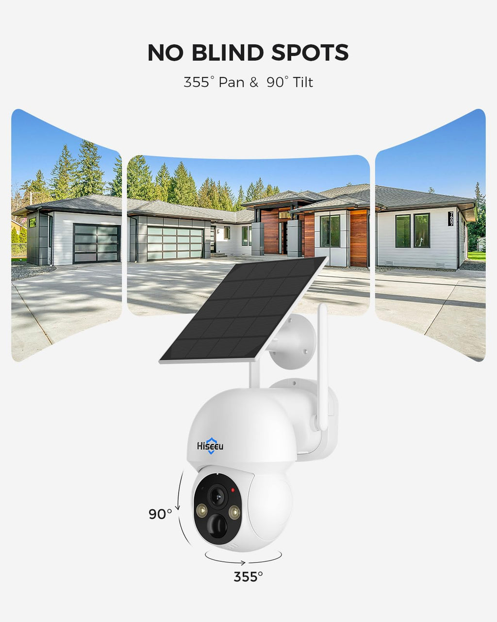 Wireless Outdoor Solar Security Camera System W70229