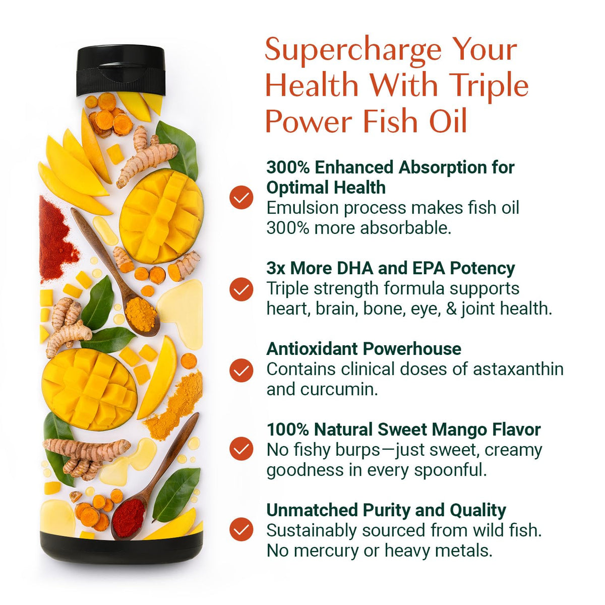 Omega 3 Fish Oil Liquid 1200mg 16 oz M90766