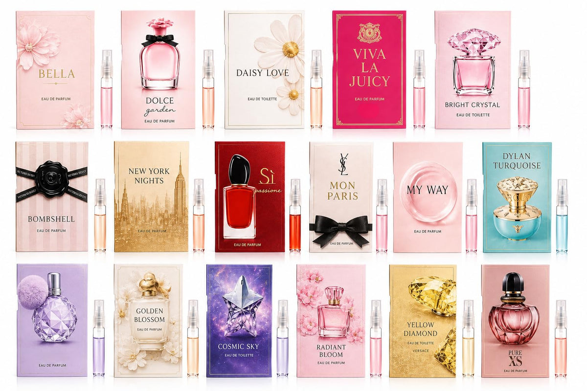 Perfume Discovery Set 10-Piece Fragrance Mini Vial Sampler Kit G856