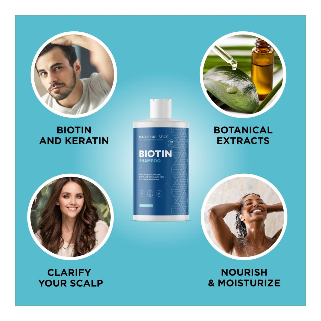 Sulfate Free Volumizing Biotin Shampoo and Conditioner Set C8860