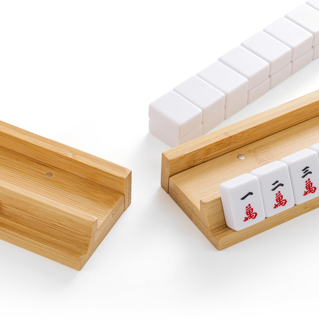Bamboo Mahjong Racks with Magnetic Pushers U492832