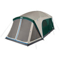 Camping Tent with Rainfly & Screened Porch, Weatherproof Family Tent Fits 4 Queen-Sized Airbeds P279643