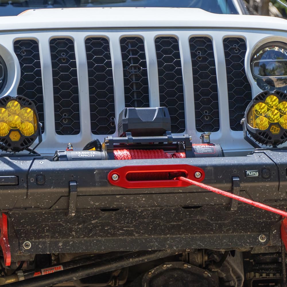 13500lb Waterproof 12V Synthetic Rope Electric Truck Winch P469240