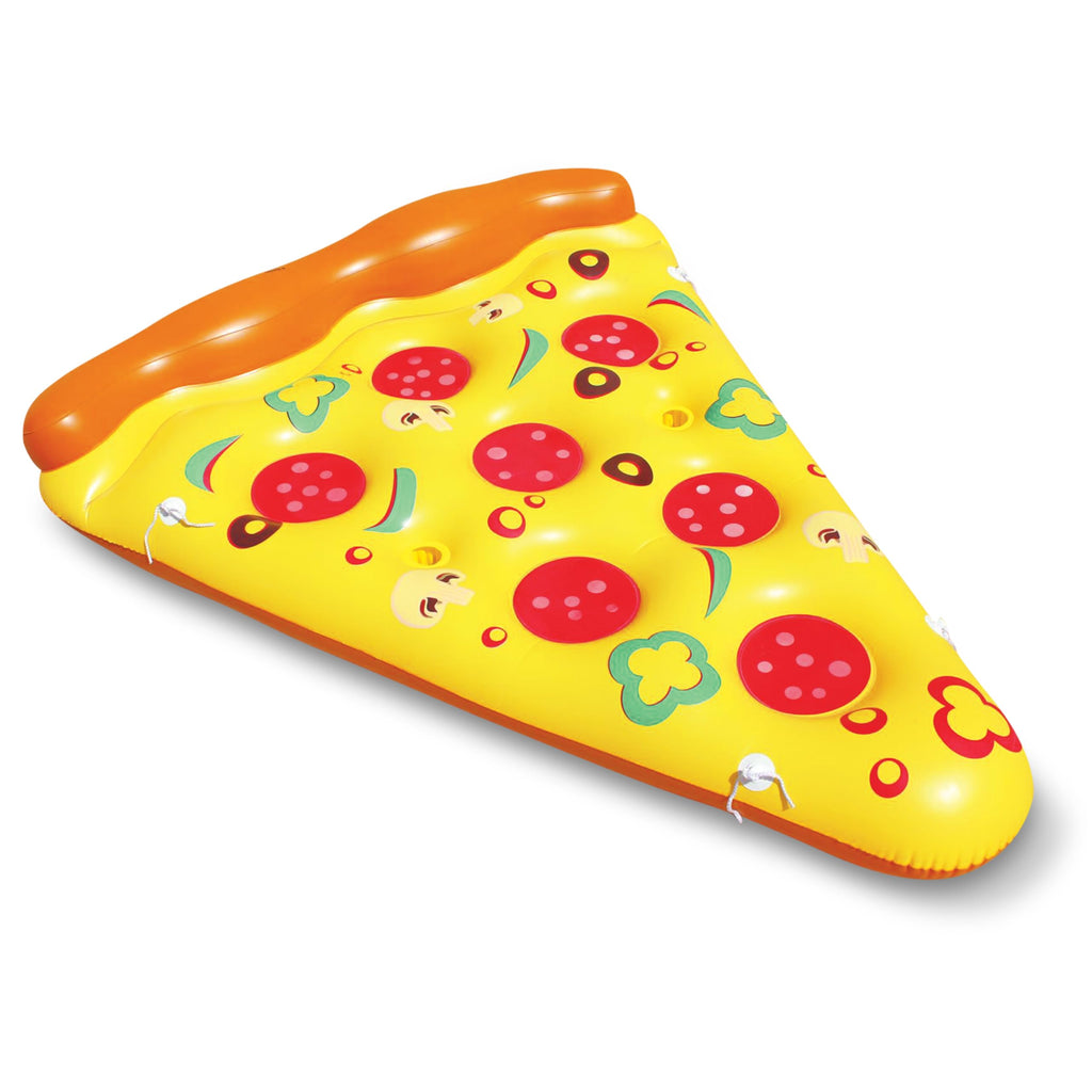 Inflatable Pizza Slice Pool Float with Cup Holders C147