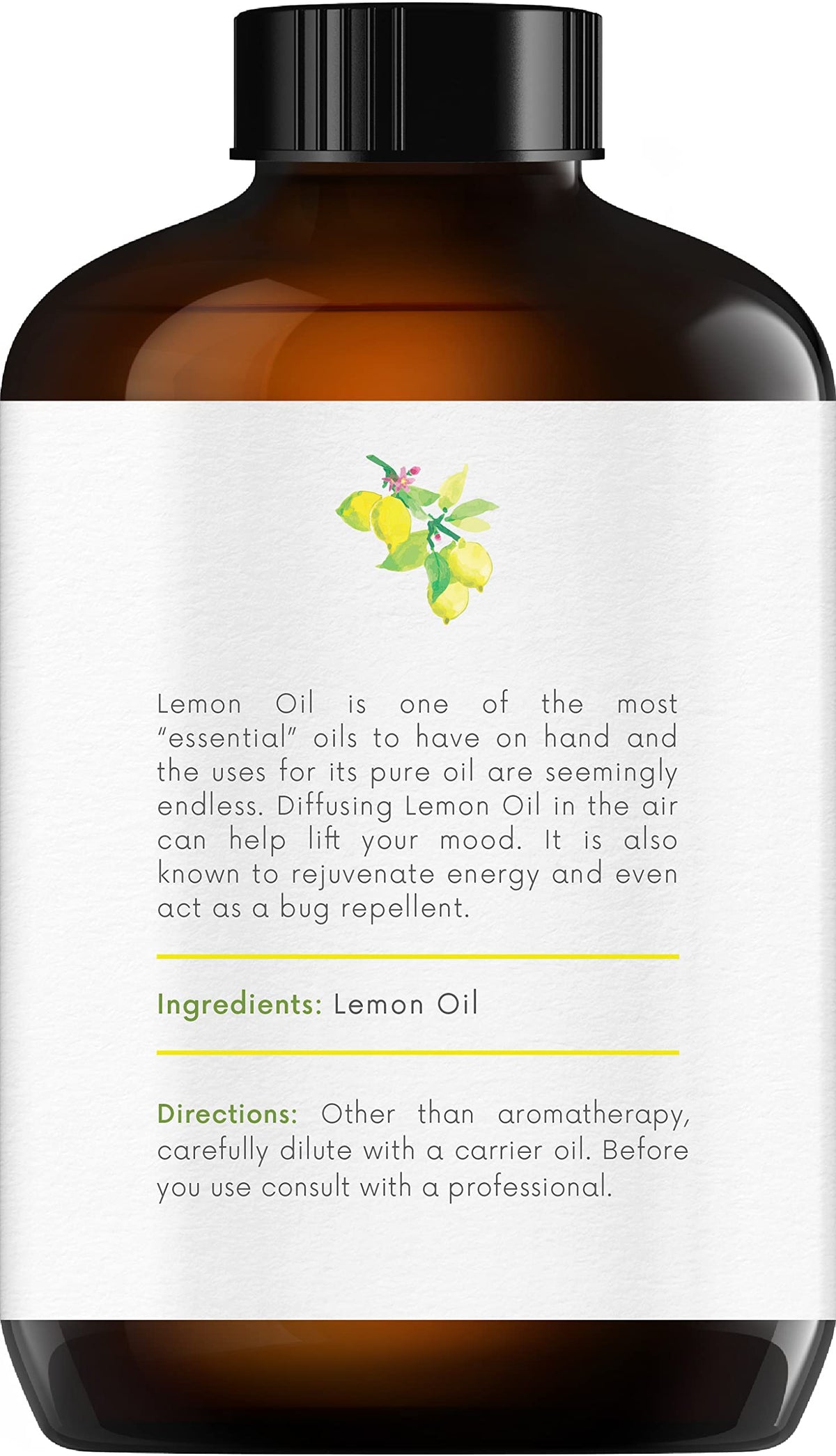 Lemon Peppermint Lavender Essential Oil Set 4 Fl. Oz F135638