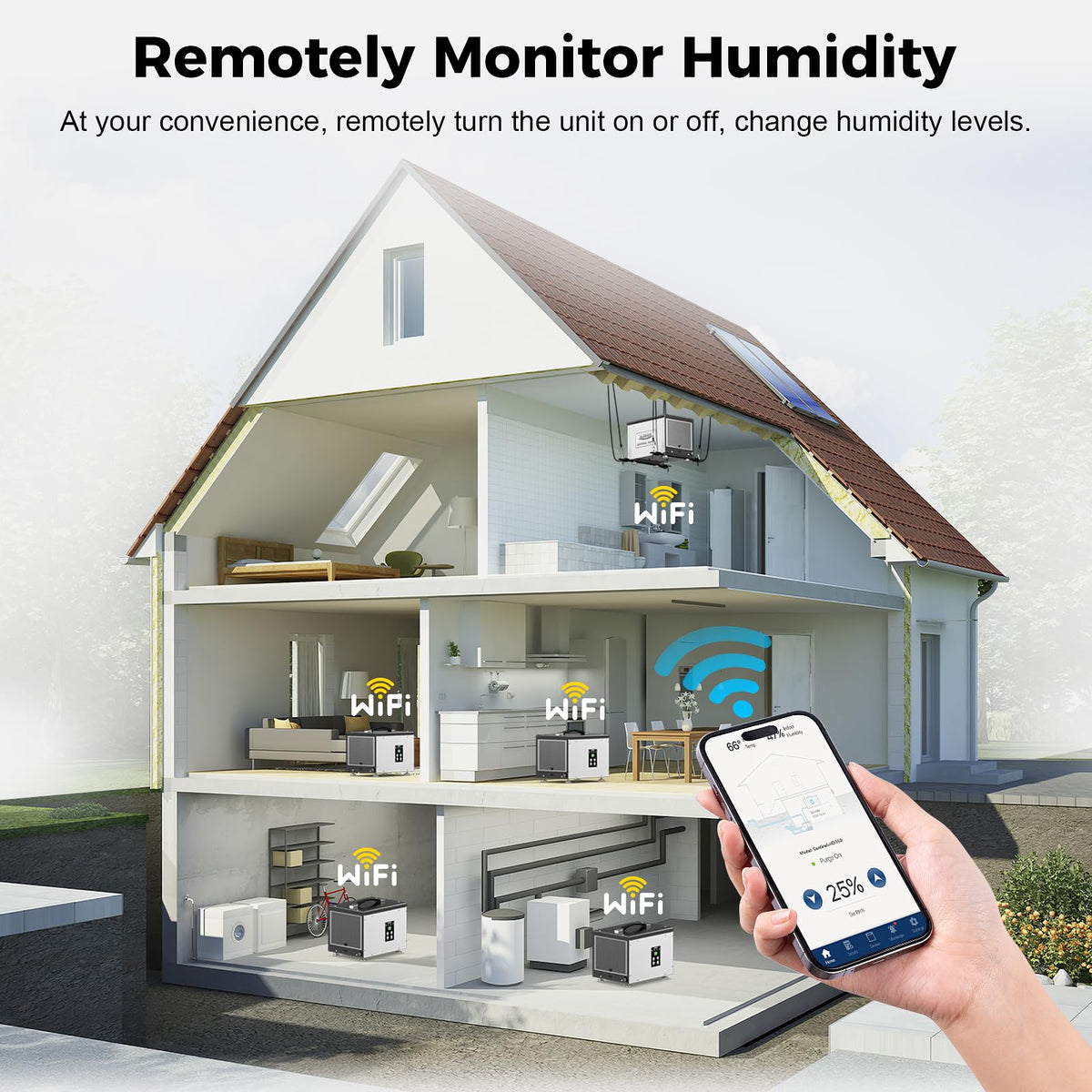 70 PPD Dehumidifier with Pump C1615