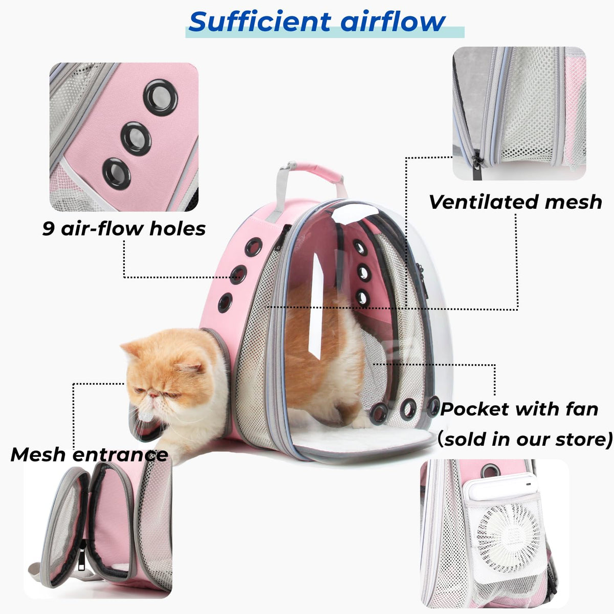 Expandable Cat Carrier Backpack I9898