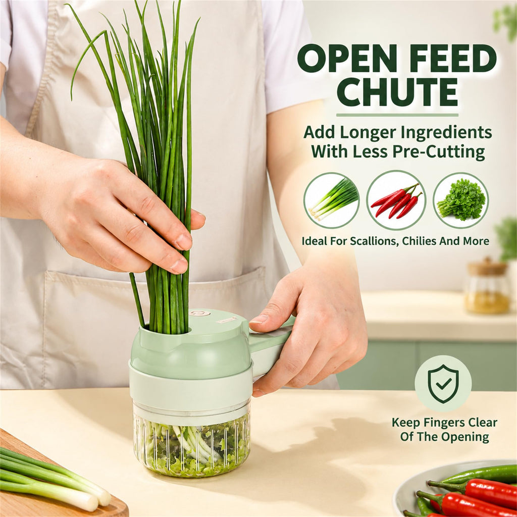 5-in-1 Handheld Electric Vegetable Cutter T582