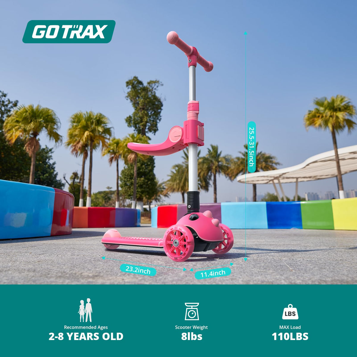 Foldable Kick Scooter with Seat N41560