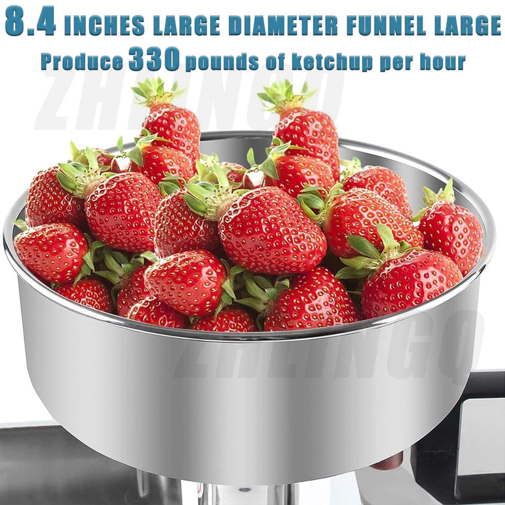 450W Electric Sauce Maker with Funnel & Trough S7176
