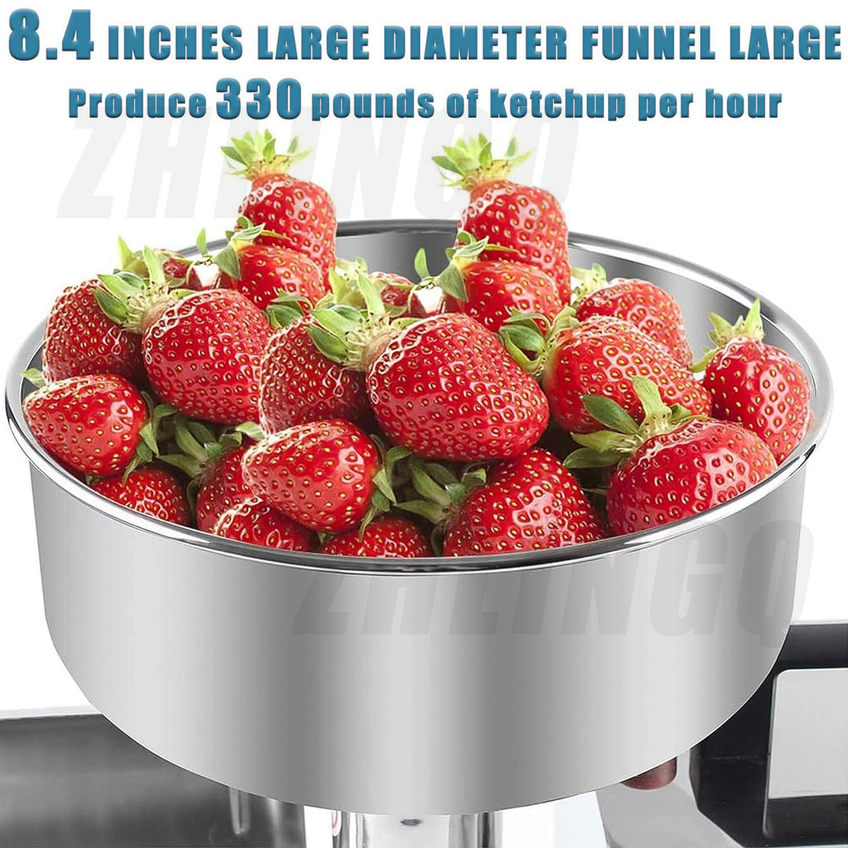 450W Electric Sauce Maker with Funnel & Trough S7176