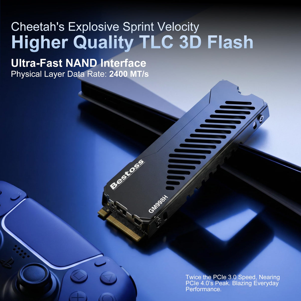 1TB PCIe 4.0 NVMe M.2 2280 SSD with Heatsink I8440