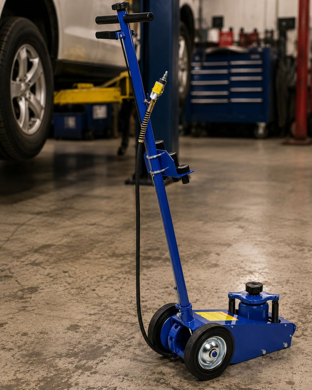 22 Ton Hydraulic Floor Jack with Extension Saddle Set D7787