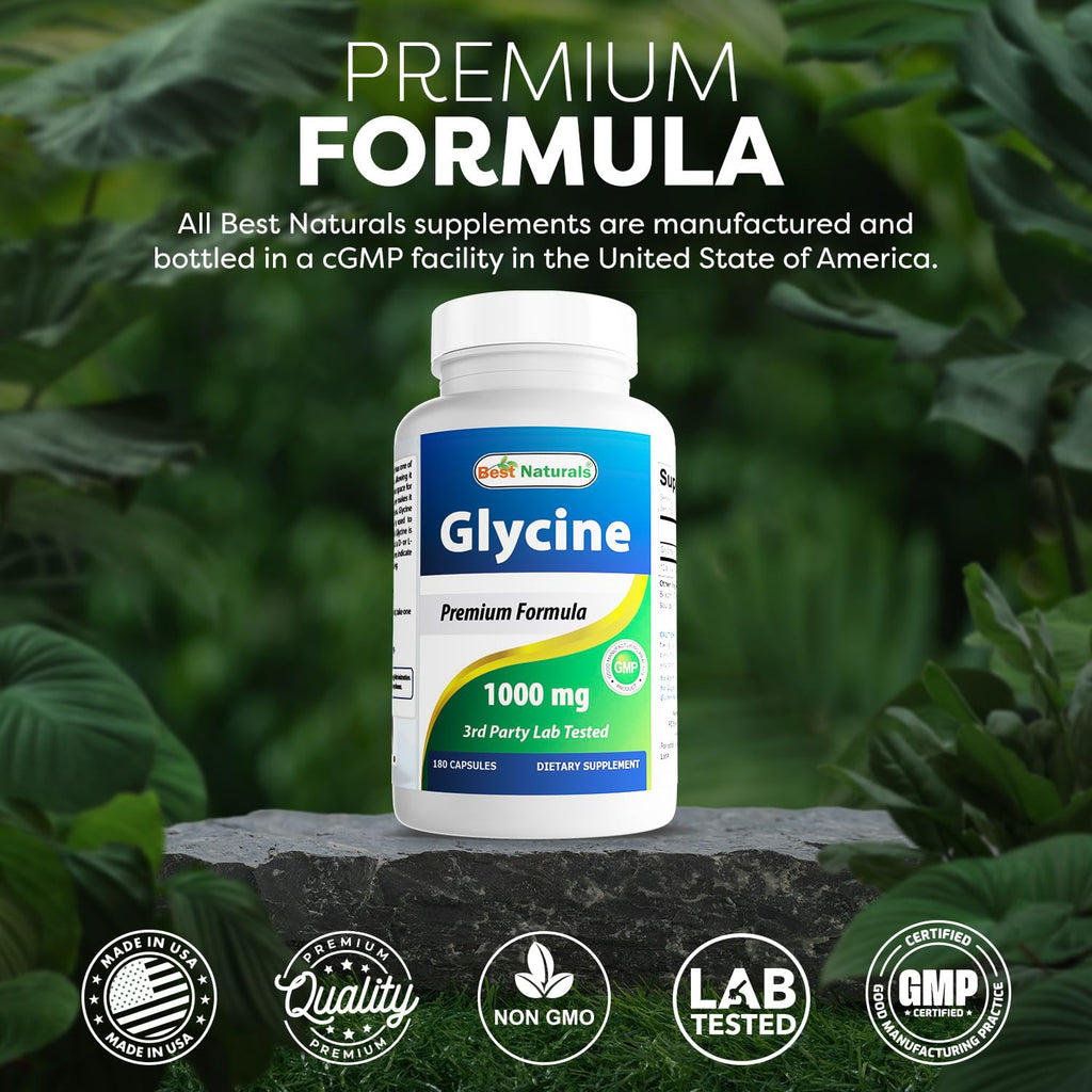 Glycine Supplement 1000 Mg 180 Count M3982
