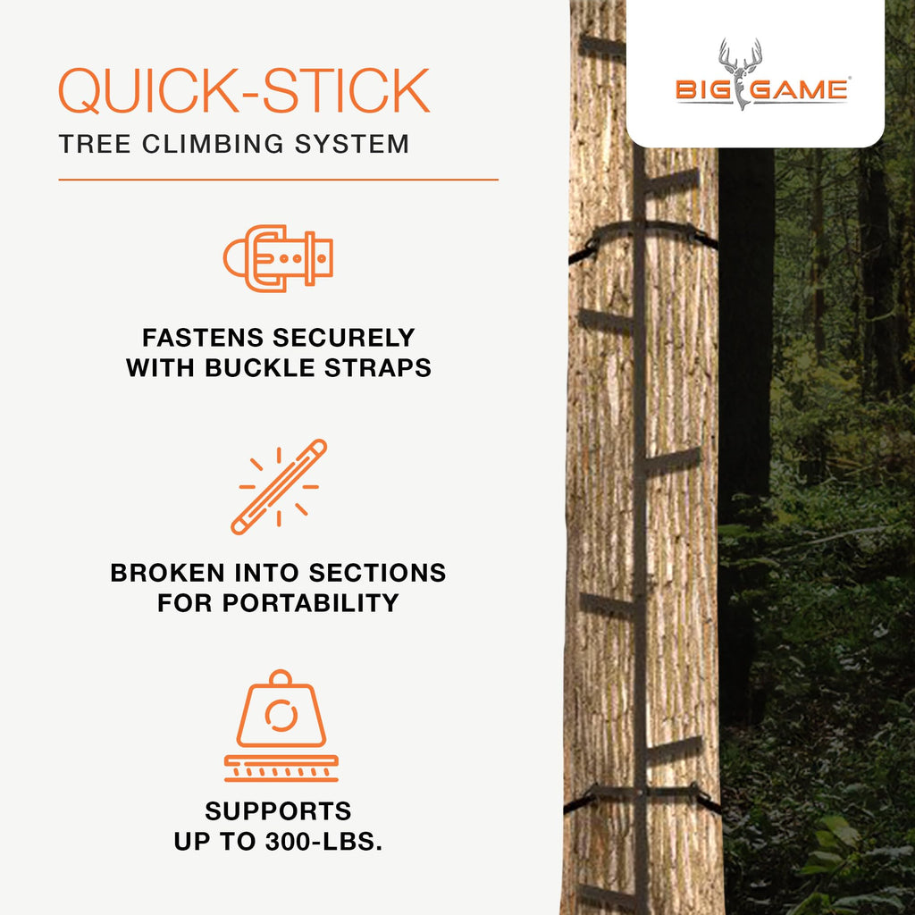 Climbing Ladder Sticks, 20 ft Portable U82548