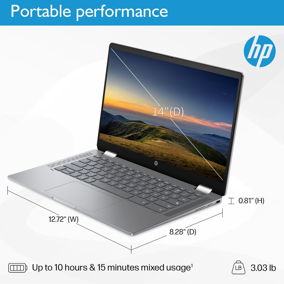 14" 2 in 1 Touchscreen Chromebook P249