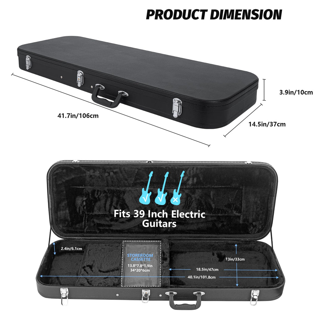 39-Inch Electric Guitar Hard Shell Case E547844