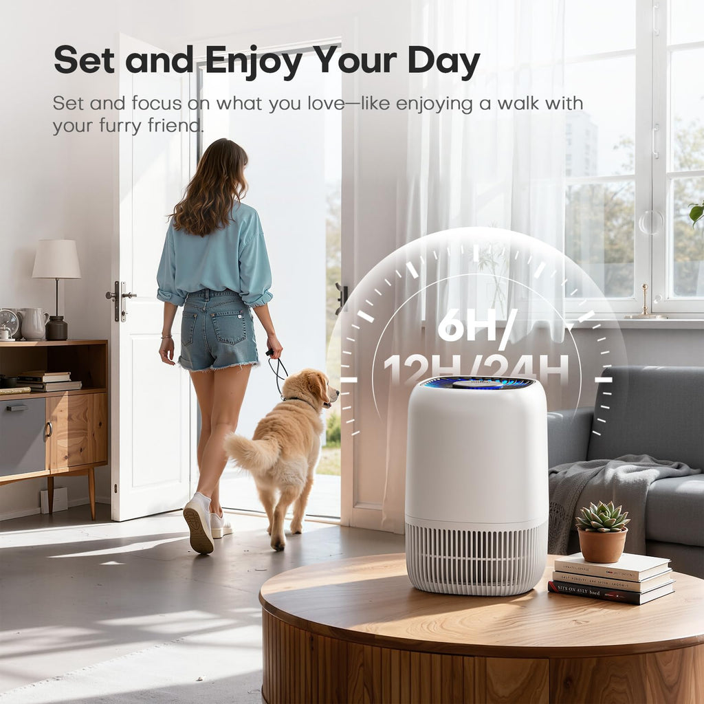 White High Efficiency Filter Air Purifier R4958