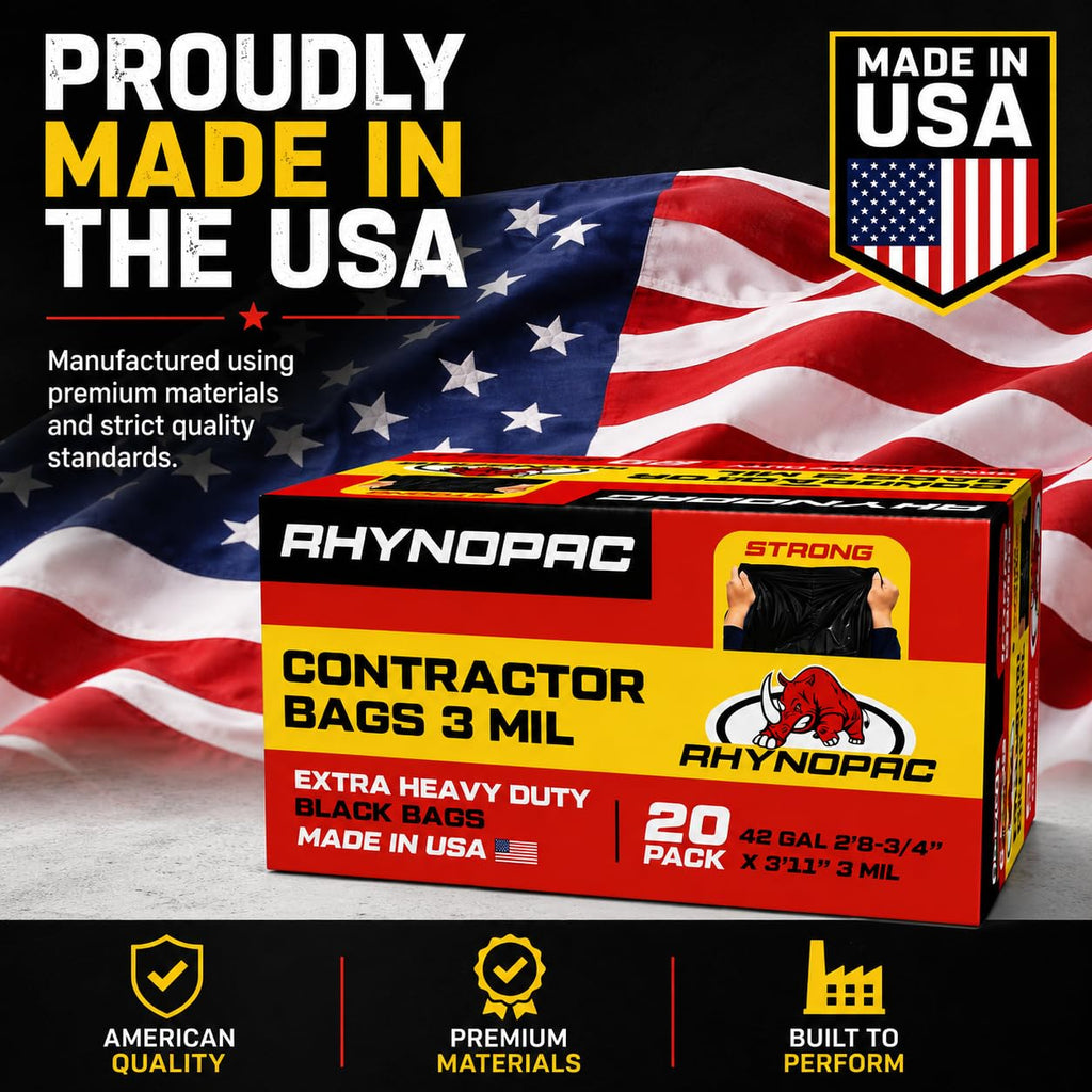 42 Gallon 3 Mil Contractor Trash Bag J43470