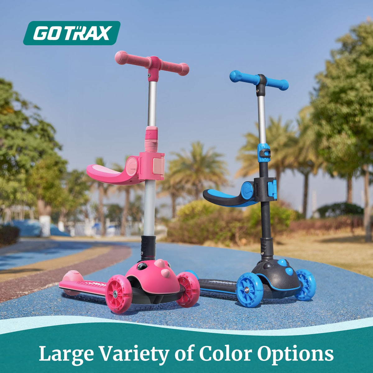 Foldable Kick Scooter with Seat N41560
