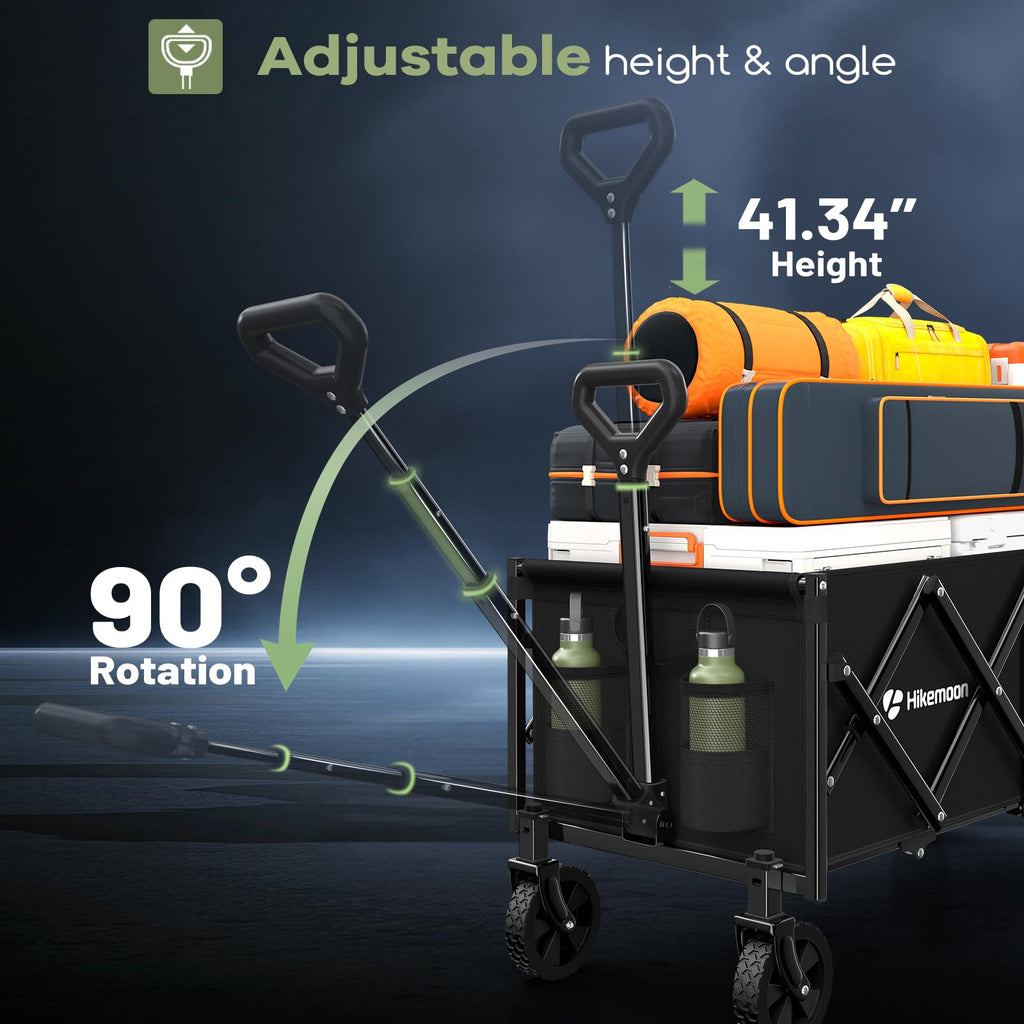 34'' Extra Long Folding Portable Wagon Cart A9900