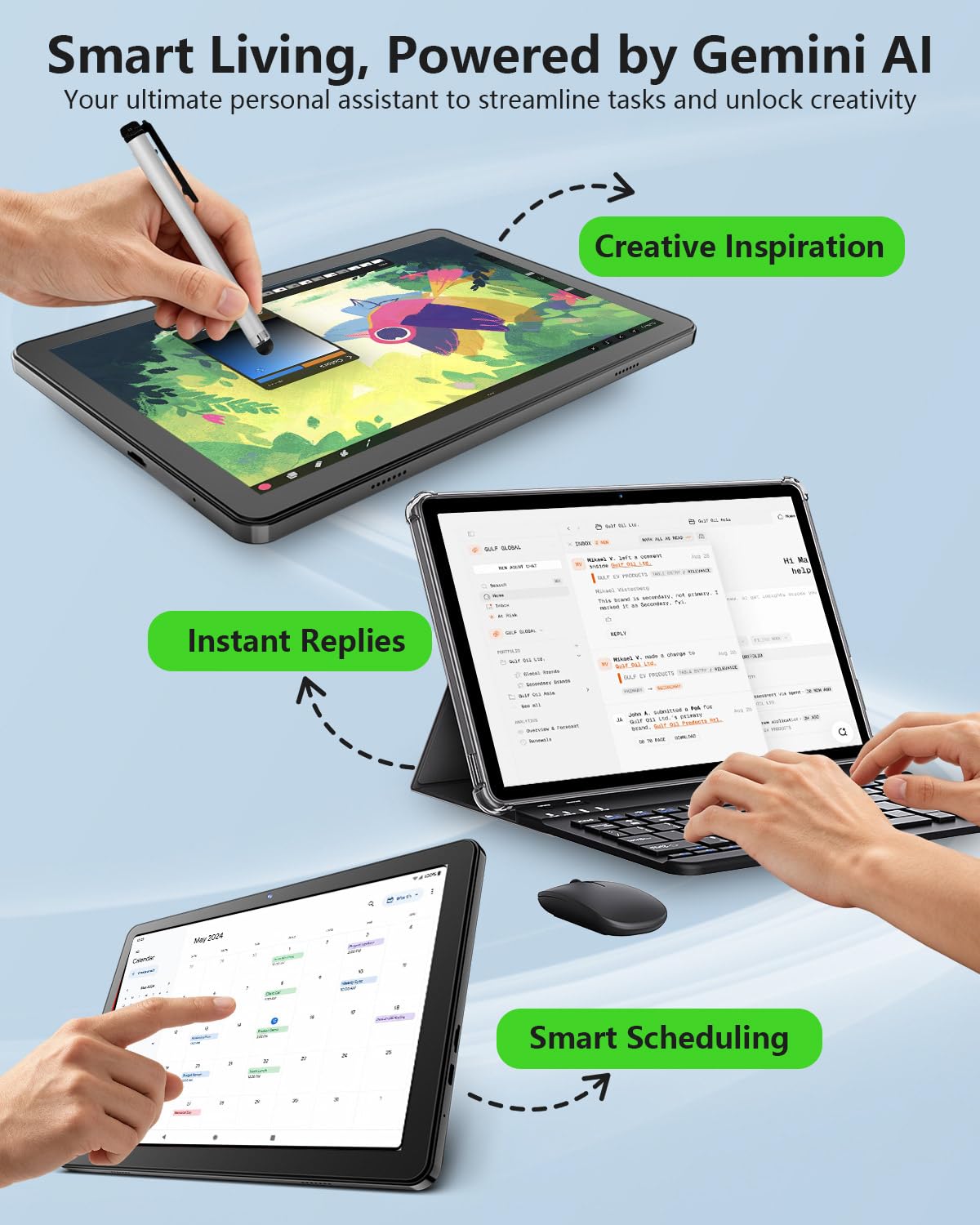 10 inch Tablet with 26GB RAM 128GB ROM 7000 mAh B49303