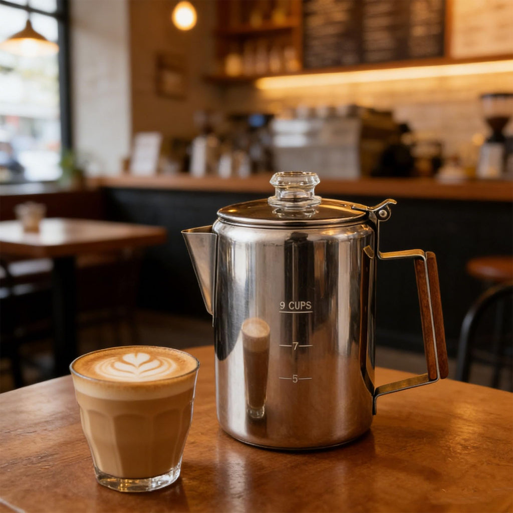 Stainless Steel 9 Cup Coffee Percolator M894