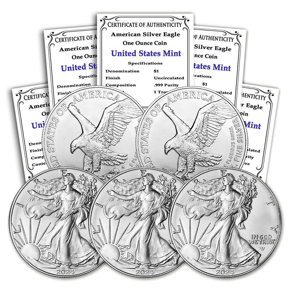 1 oz American Silver Eagle Coins B210