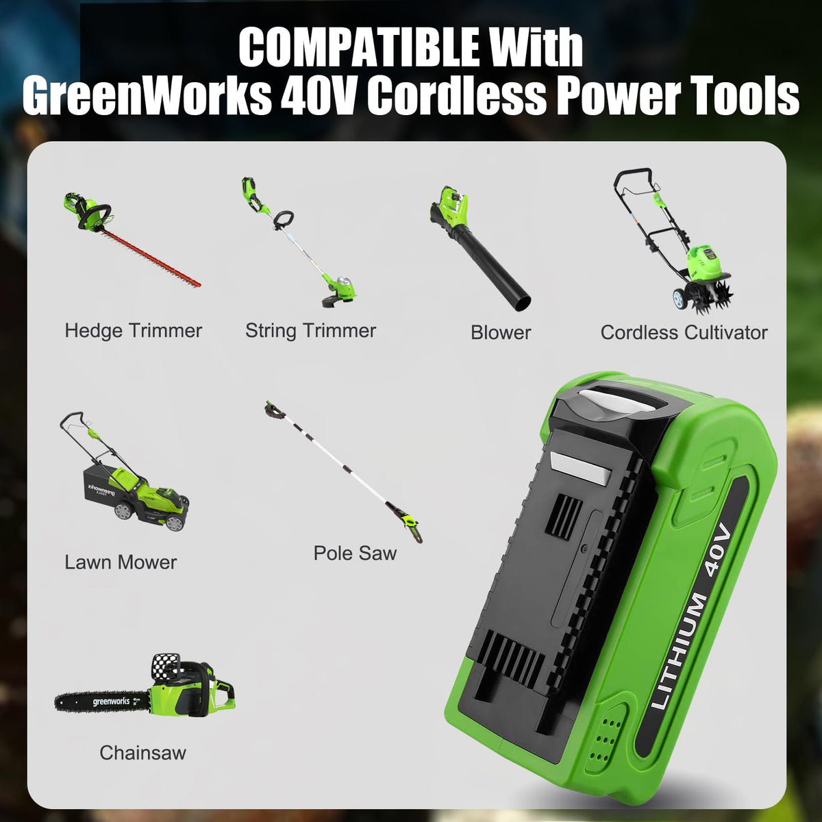 40V 4.0Ah Battery and Charger W7942