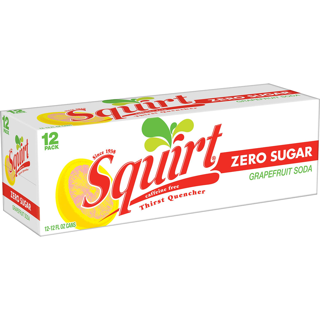 Zero Sugar Grapefruit Soda, 12 fl oz cans, 12 pack T155189