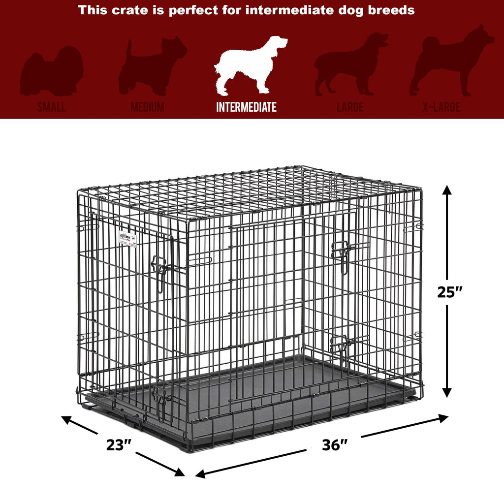 36-Inch Double Door Dog Crate F59443