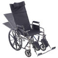 18” Reclining Wheelchair with Elevating Legrests M8728