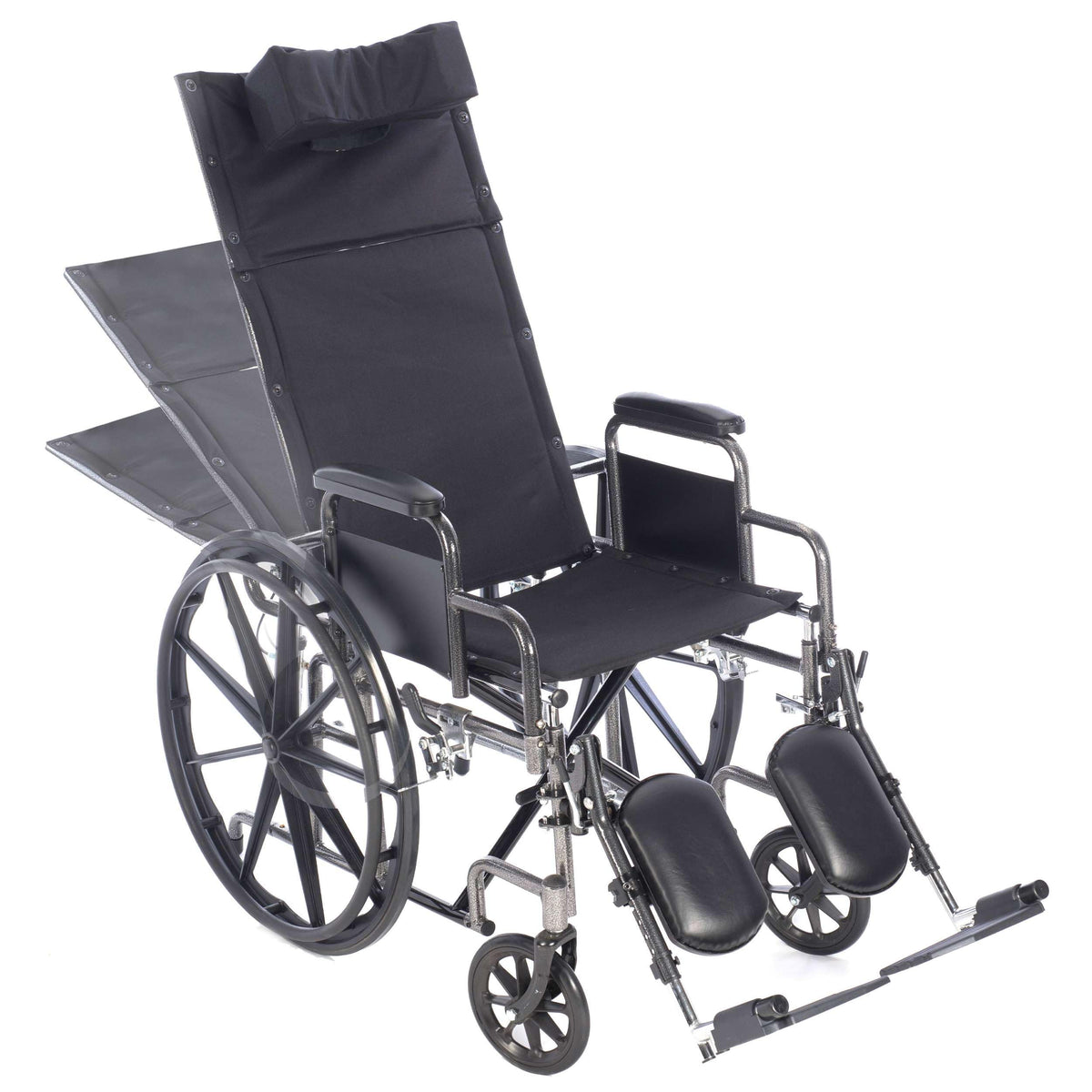 18” Reclining Wheelchair with Elevating Legrests M8728