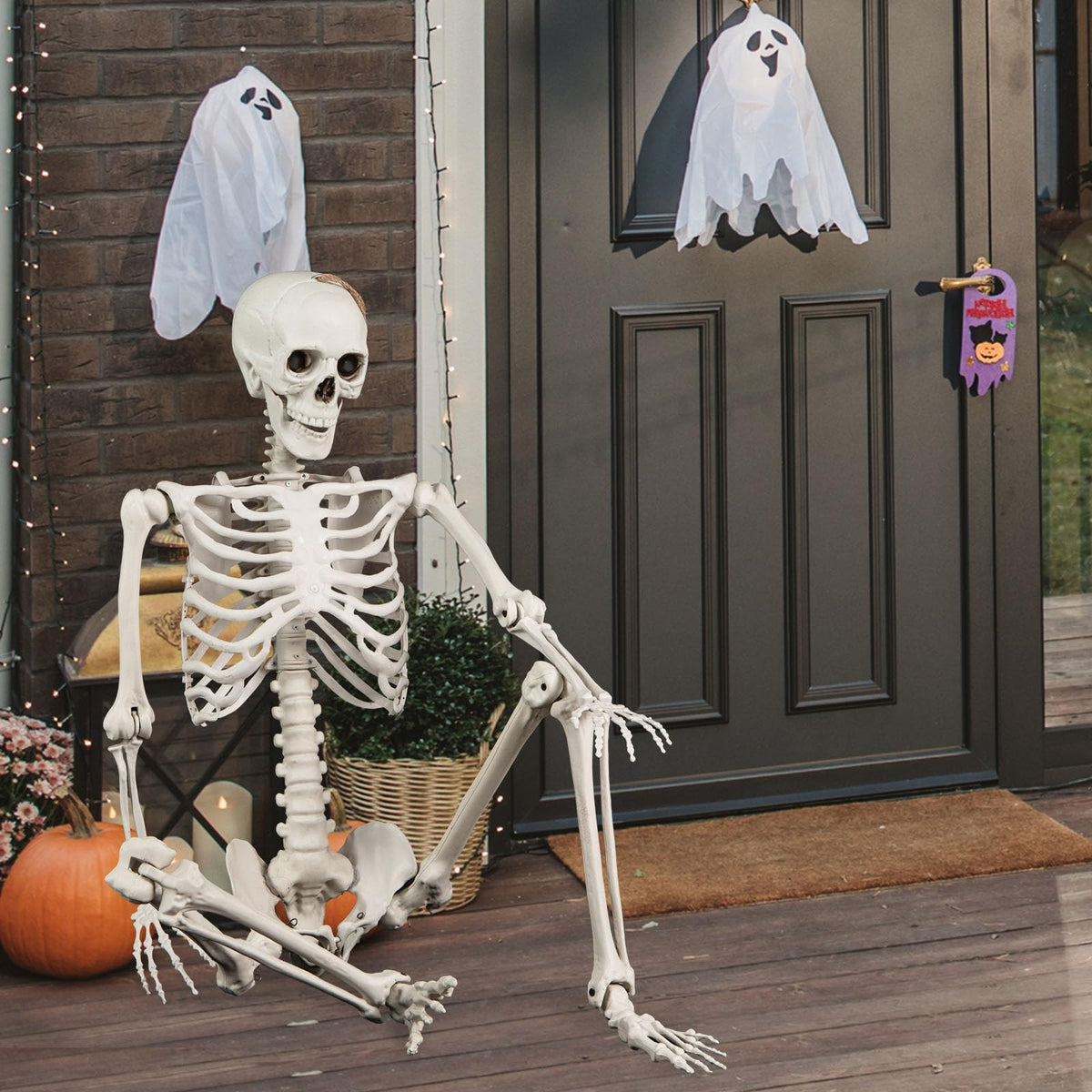 Life Size Posable Skeleton with Movable Joints K76307