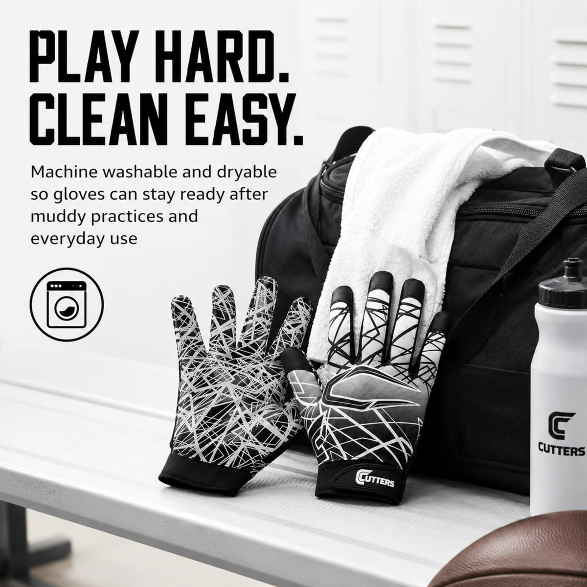 Football Gloves with Silicone Grip R94523