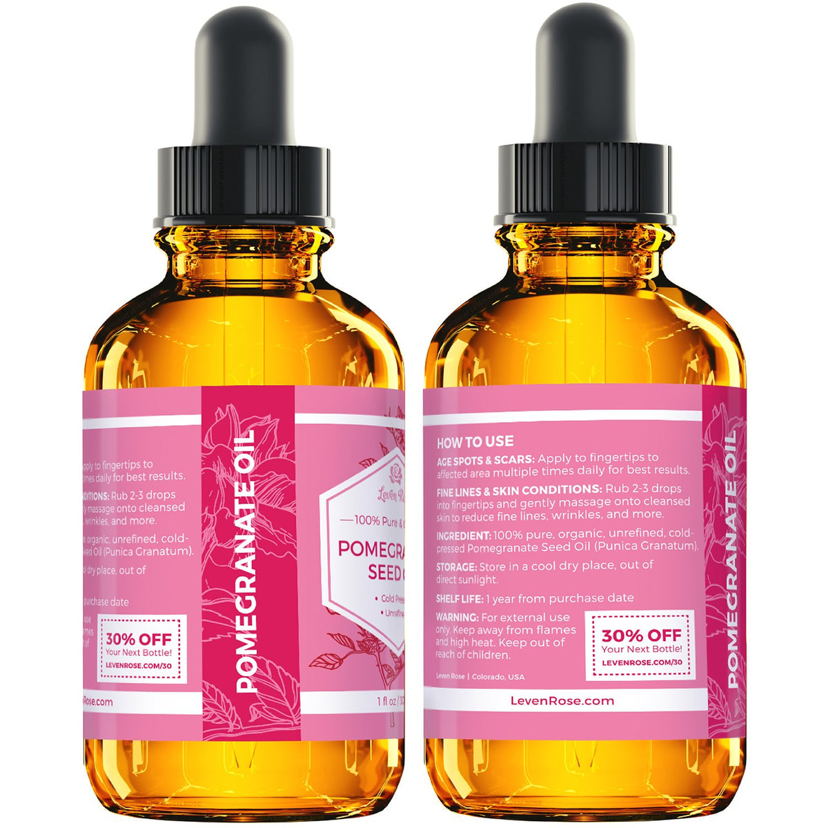 Organic Pomegranate Seed Oil 1 oz V644720