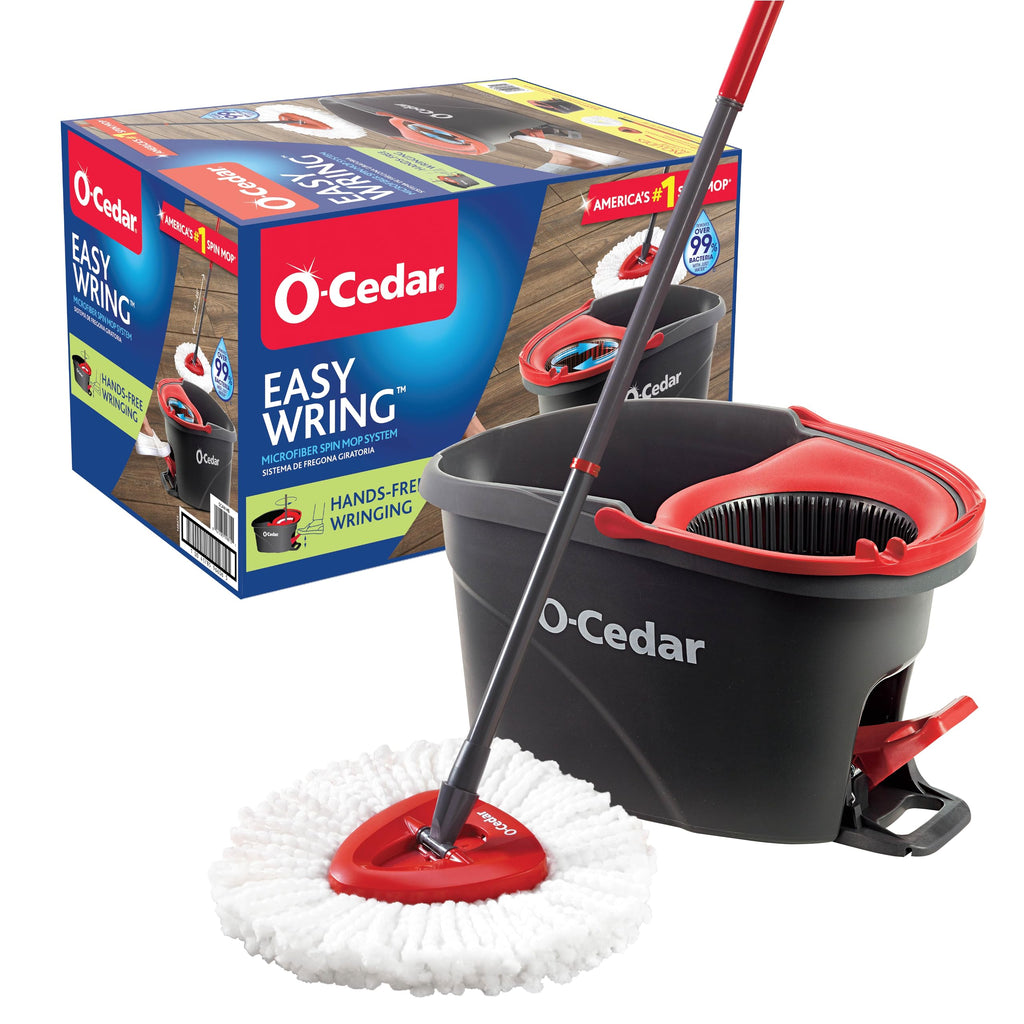 Microfiber Spin Mop Bucket Floor Cleaning System E34803
