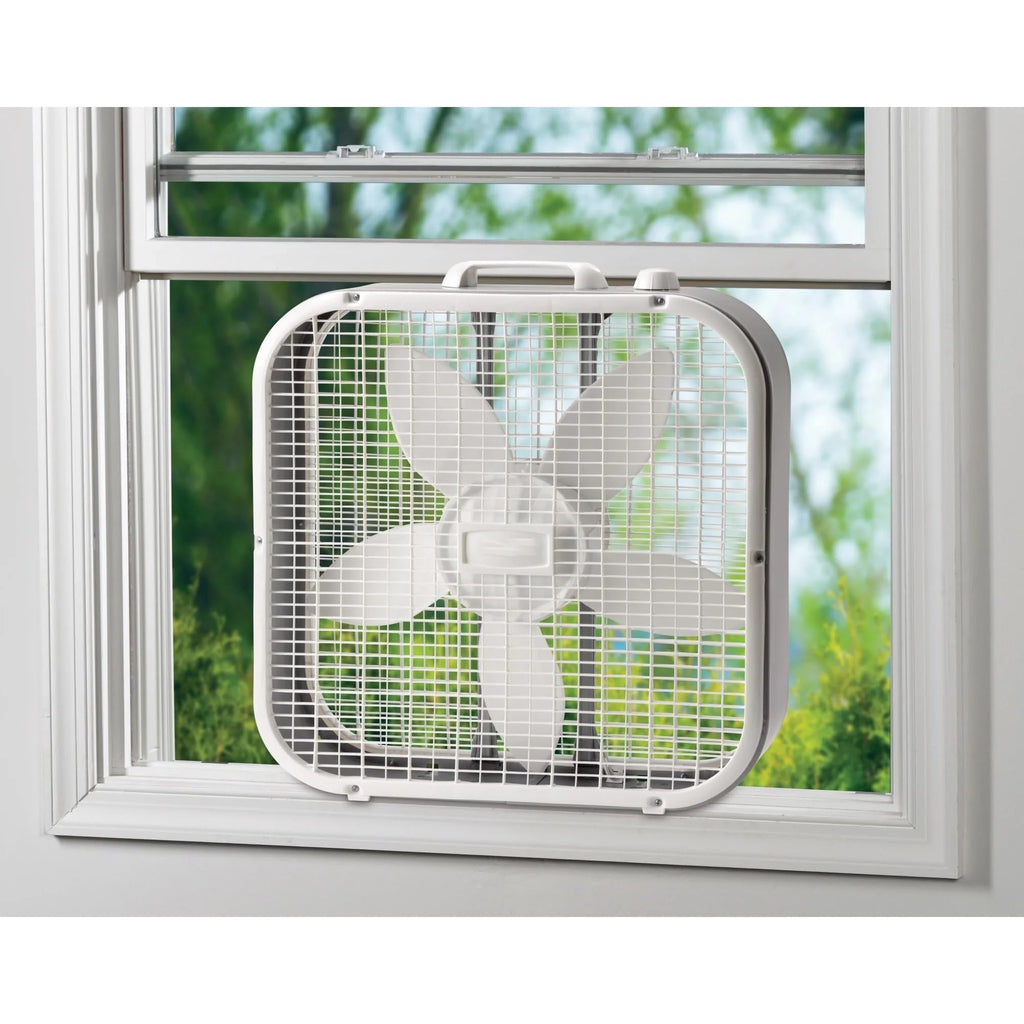 20" 3-Speed White Box Fan Y84574