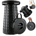18" Collapsible Heavy Duty Portable Folding Camping Stool Black V828868