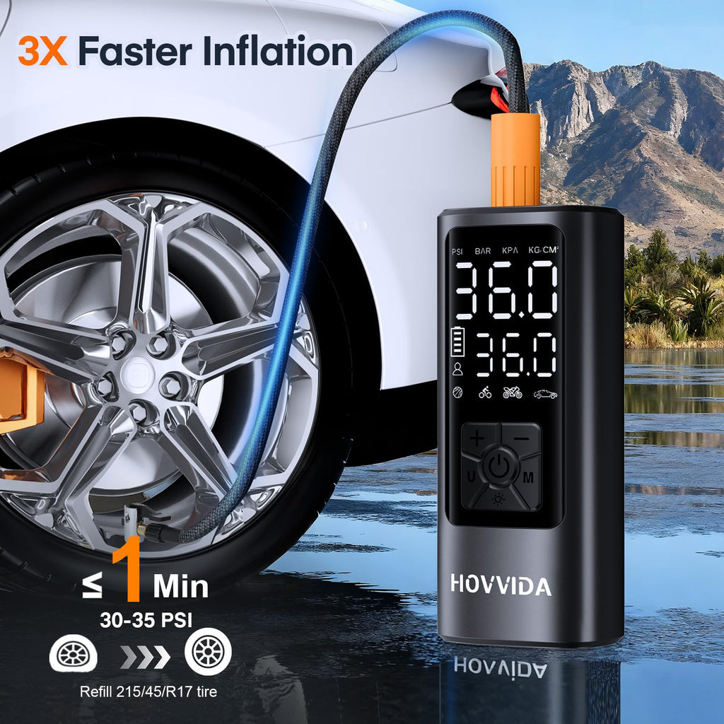 Portable Air Compressor 150PSI Digital Tire Inflator C361144