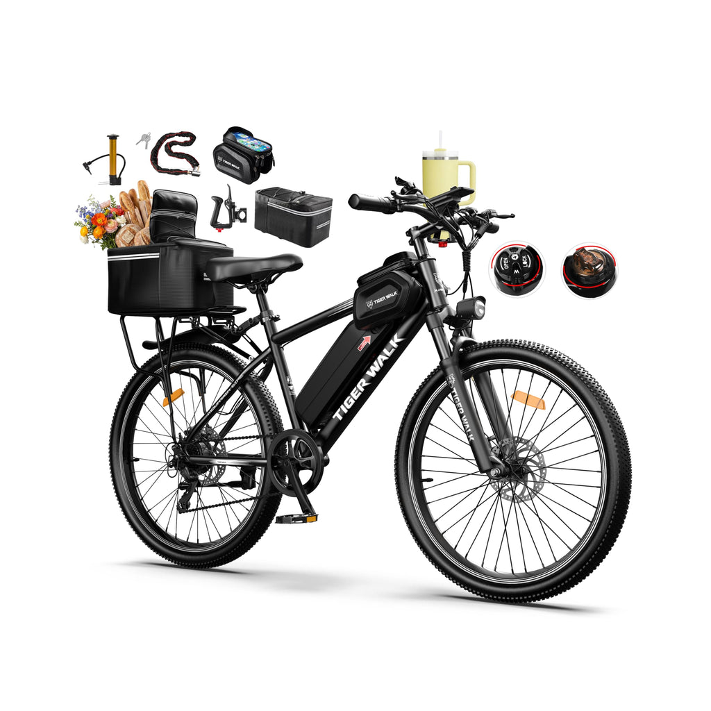 26" Electric Mountain Bike 48V 10Ah 7-Speed O326