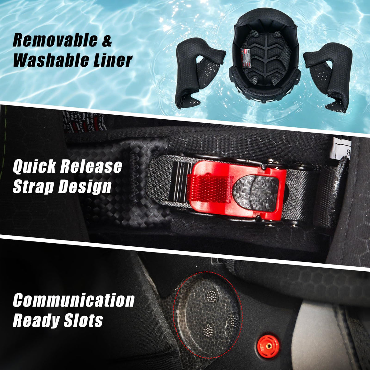 Flip Up Modular Motorcycle Helmet Dual Visor E9373