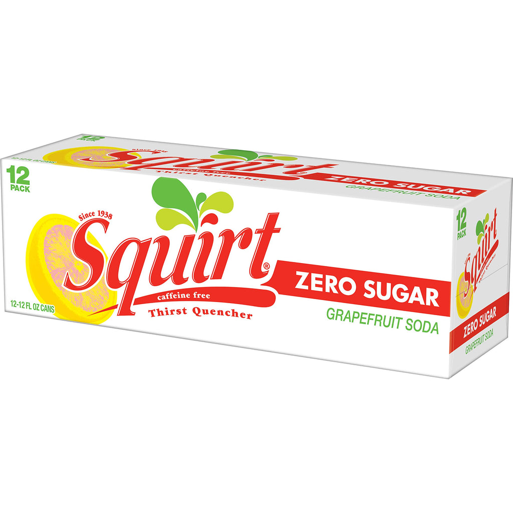 Zero Sugar Grapefruit Soda, 12 fl oz cans, 12 pack T155189