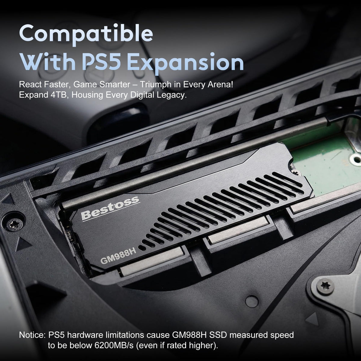 1TB PCIe 4.0 NVMe M.2 2280 SSD with Heatsink I8440