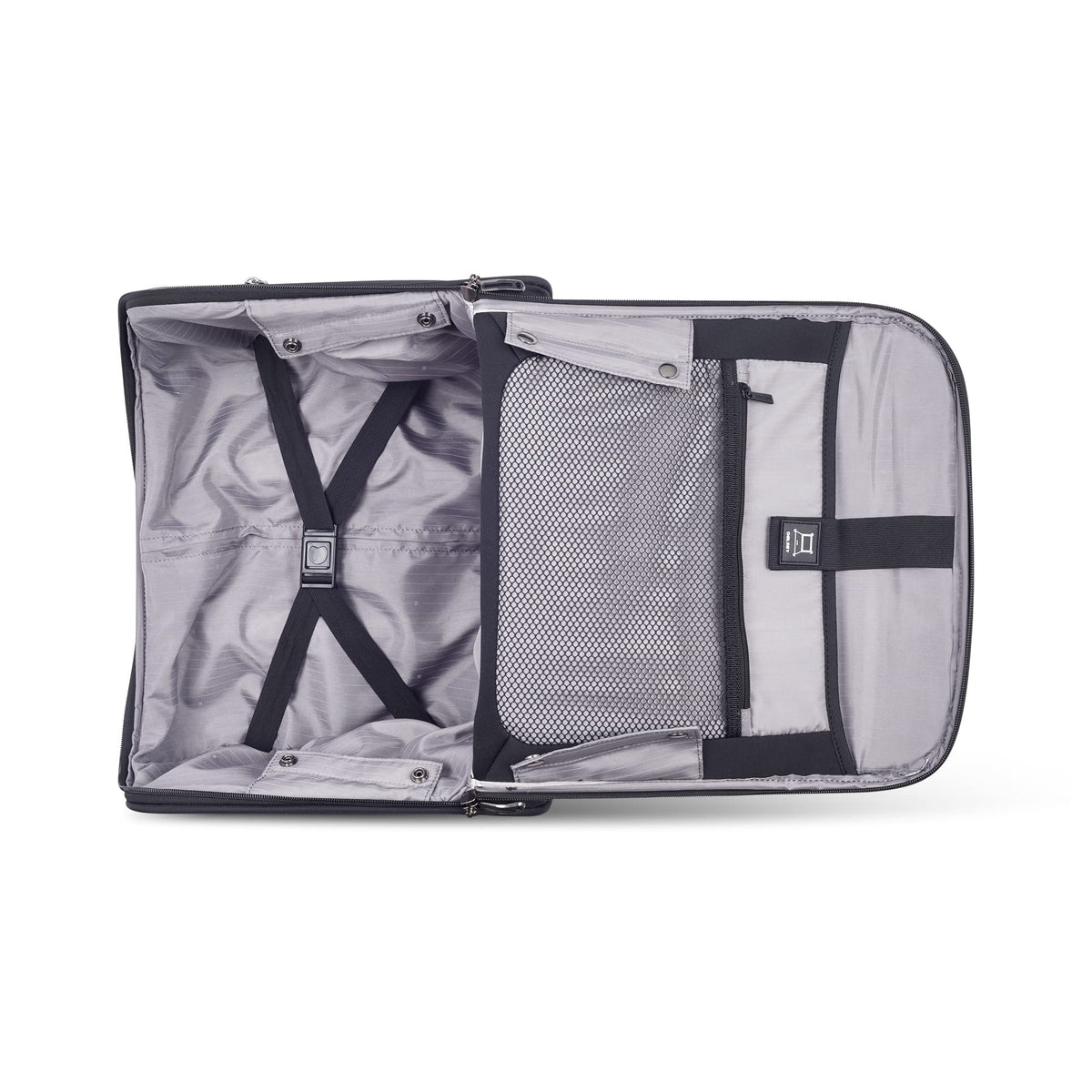 16 Inch Black Softside Carry-On Luggage E359