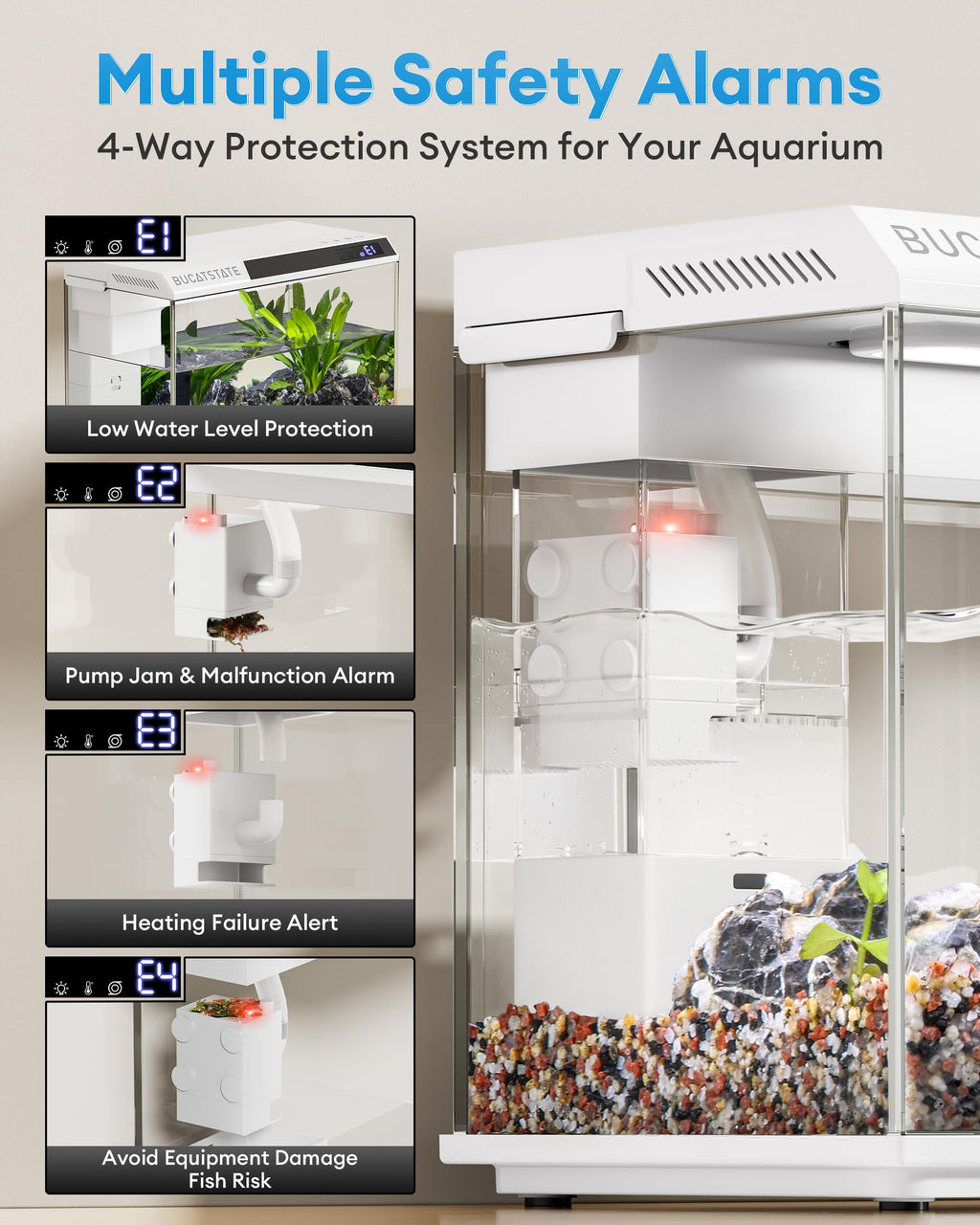 2.6 Gallon Small Fish Tank U68706