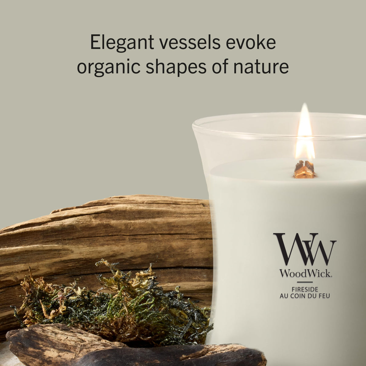 Large Scented Candle with Crackling Wick I149
