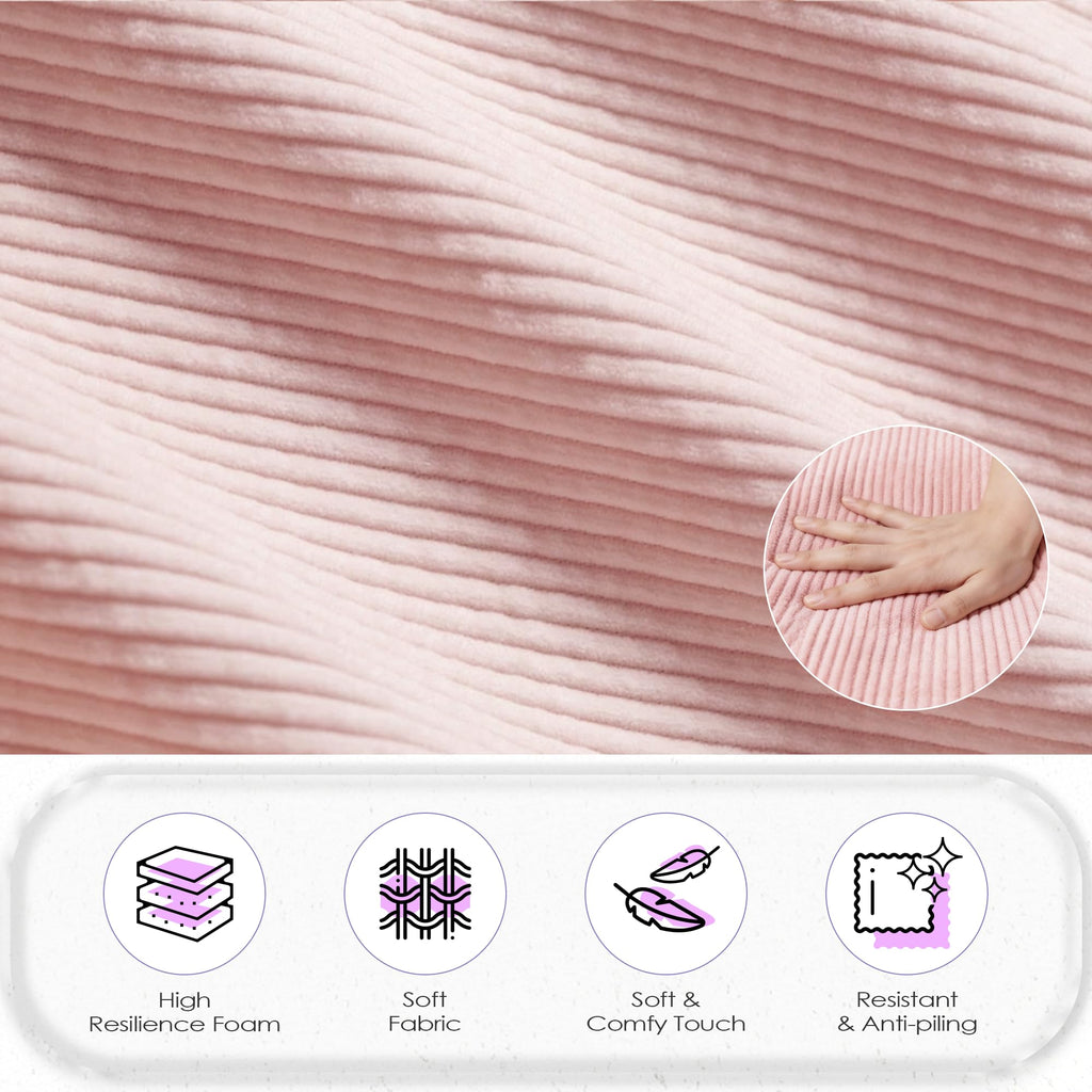 Pink Folding Sleeper Chair Bed H534599